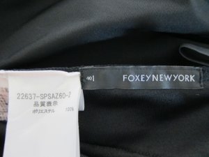 画像5: FOXEY NY フォクシー サイズ４０　透かしレースふんわりスカート　ブラック
