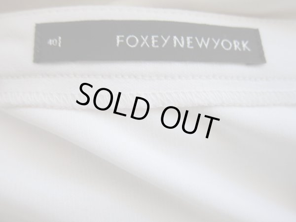 画像4: FOXEY NY フォクシー サイズ40　ダブルジップホワイト